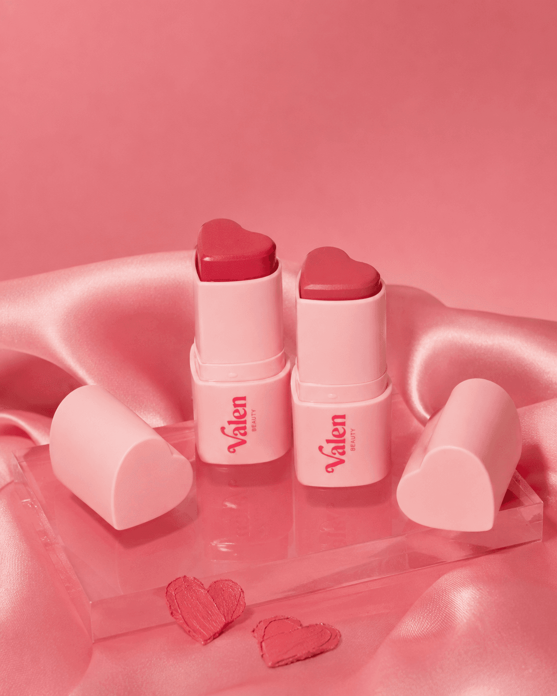 Kit Blush · 06 + 08 — Os dois corações: o rosinha e o vermelhinho